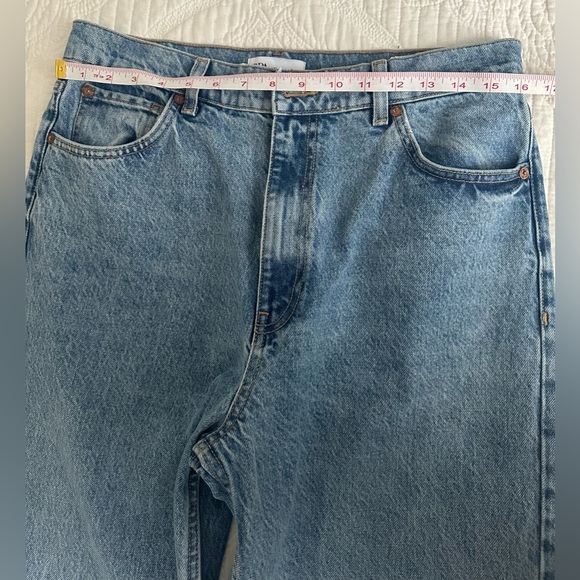 ZARA HIGH RISE WIDE LEG JEANS.Size 10. TALL. - Picture 10 of 14